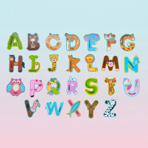 Animal Alphabet & Numbers Set (62pcs)