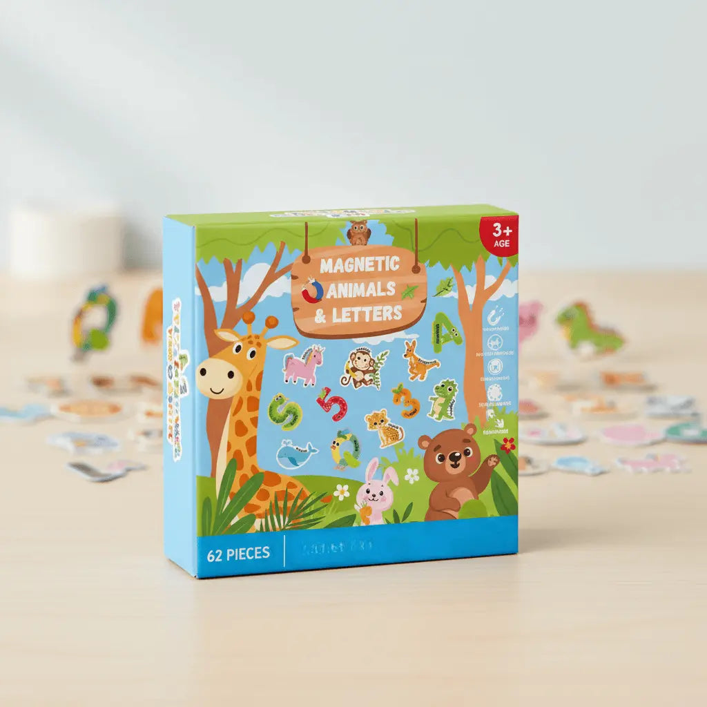 Animal Alphabet & Numbers Set (62pcs)