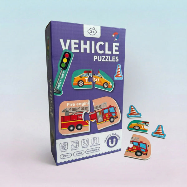 Vehicle Puzzle Magnets