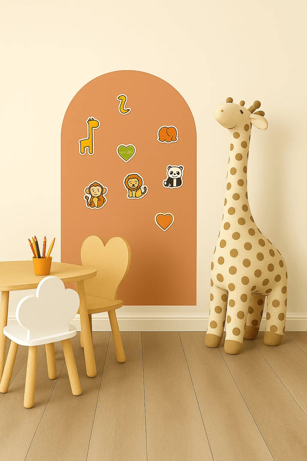 Burnt Amber magnetic wall variant – warm and cozy option by Magnimoo